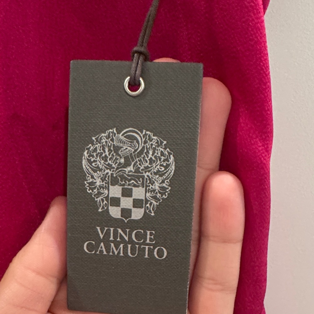 Vince Camuto Pink Cowl Neck Blouse | Spring Office L - Picture 3 of 6